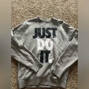 Nike just do it sweatshirt. Like new condition. Size small.